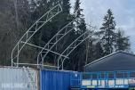 2025 Sheltertelt Container overbygg - W18 x L18,29 - ingen minstepris